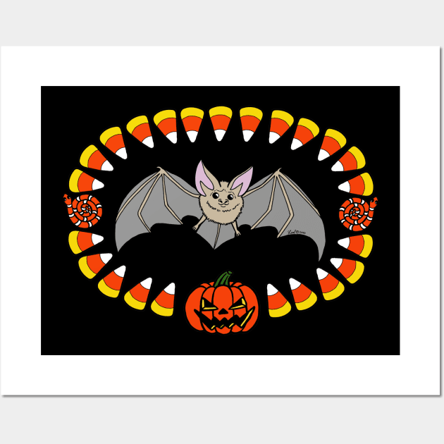 Halloween Bat Wall Art by HonuHoney